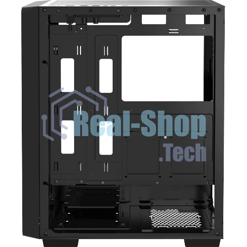 Компьютерный корпус Ocypus Gaммa C60 BK ATX/win/black/no PSU/Tempered Glass