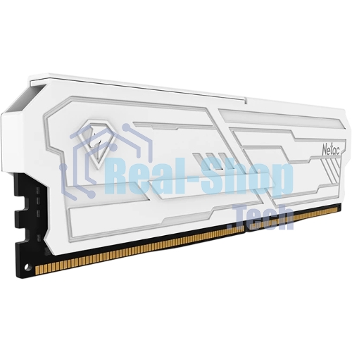 Оперативная память Netac Shadow III, DDR4, 32GB (1x32GB), 3200 MHz, CL22, с радиатором, белый