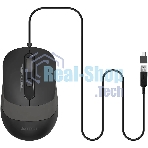 Мышь проводная A4Tech Fstyler FM10ST серый, 1600 dpi, USB, кнопки - 4