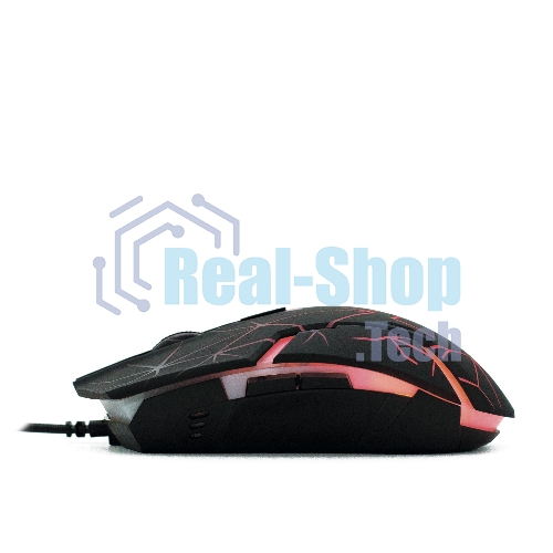 Мышь проводная Oklick 701G черный, 3600 dpi, USB, кнопки - 6