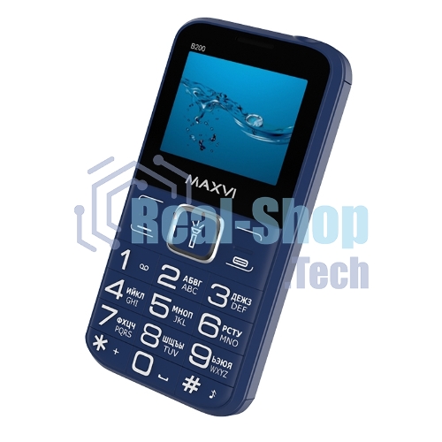 Мобильный телефон Maxvi B200 синий
