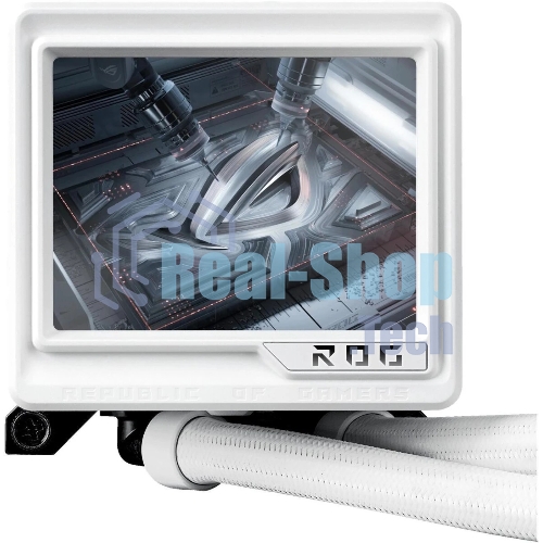 Система жидкостного охлаждения ASUS ROG RYUJIN III 360 ARGb EXTREME WHT 90RC0132-M0EAY0 белый 120мм алюминий+медь 2800rpm 36db 4-pin 305W