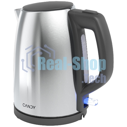 Чайник электрический Candy CK-203 1.7л. 2200Вт графит корпус: нерж.сталь