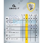 Сетевой фильтр Cablexpert Cube CUBE-4-U4-W, 4 р, 16А, 4хUSB, ур. защиты 2+, белый, коробка
