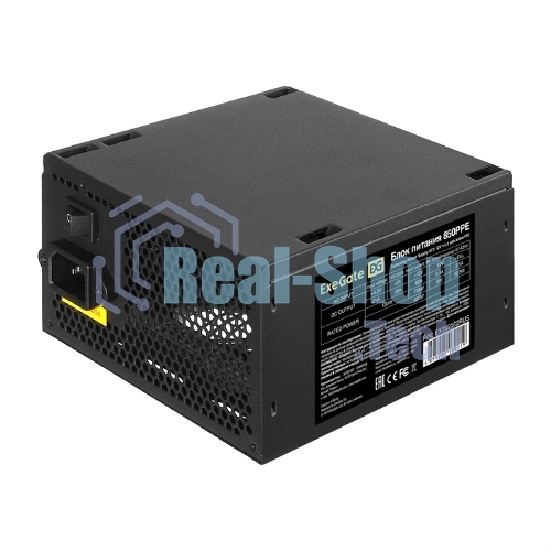 Блок питания ExeGate 850PPE (EX292162RUS-PC), 850В, 120мм, черный