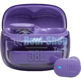 Наушники TWS JBL Tune Buds 2 Ghost фиолетовый, внутриканальные, Bluetooth, адаптивное шумоподавление