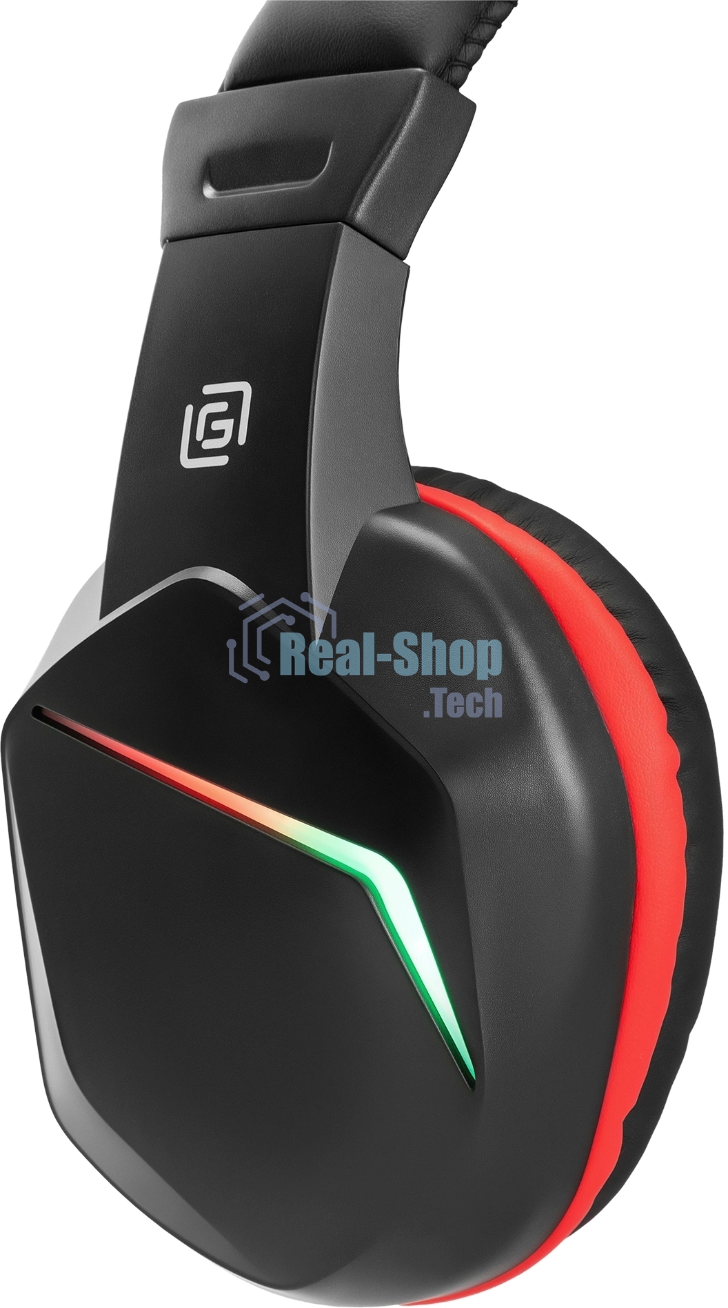 Гарнитура Oklick HS-L335G чёрный, проводная, USB-C/3.5 мм