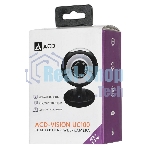 Веб-камера ACD Vision UC100 640x480, 30 кадр/с, USB Type-A, микрофон (2 шт, шумоподавление), автоосвещение, универсальное крепление