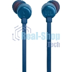 Проводные наушники JBL Tune 310C синий, внутриканальные, микрофон