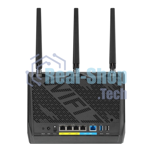 Маршрутизатор ASUS RT-BE86U, черный/красный, 90IG08W0-MO9A0V