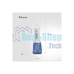Ирригатор BQ IR001 White-Blue, Мощность: 10 Вт, Портативный, Объем резервуара 300 мл, 2 насадки и дорожный чехол в комплекте, 3 режима работы: Normal (нормальный), Soft (мягкий), Pulse (импульсный), Уровень влагозащиты: IPX7, Давление воды: 140-800 кПа, Число пульсаций: 1200-1600 имп/мин, Аккумулятор Li-ion 1400 мАч, 3.7 В, Время работы от аккумулятора до 60 минут, Время заряда аккумулятора: 4-5 часов, Автоматическое отключение через 2 мин, Вращение насадок на 360°, Съемный резервуар для воды, Индикация зарядки, Шкала уровня воды, USB кабель в комплекте
