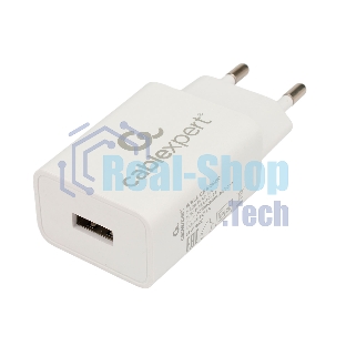 Сетевое зарядное устройство Cablexpert MP3A-PC-39 100/220V - 5V USB 1 порт, 1A, белый