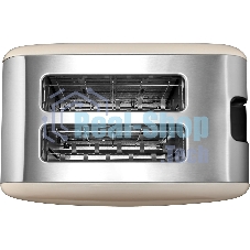 Тостер BRAYER BR2111 бежевый, 930 Вт, 2 слота