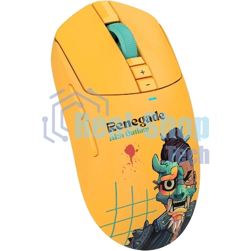 Мышь беспроводная/проводная A4Tech Bloody R72 Ultra Duo желтый, 20000 dpi, USB Type-A/Type-C, радиоканал, кнопки-7