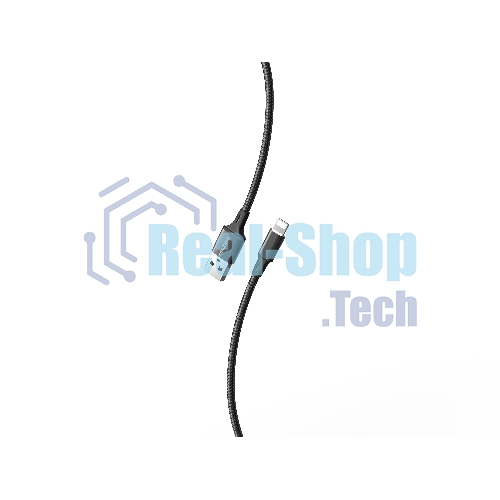 Кабель Smartbuy (iK-522-S14b) S14 Lightning черный, 3 А, 2 м,