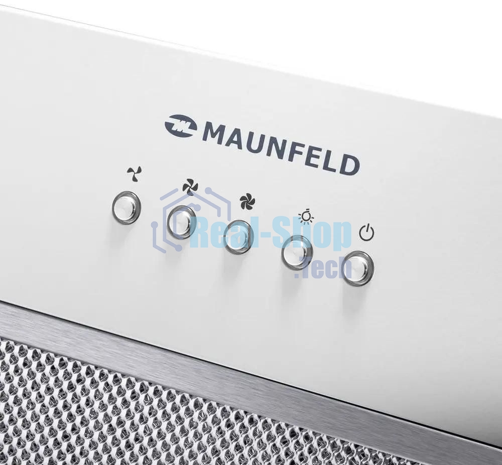 Вытяжка встраиваемая Maunfeld Trapeze 602M белый, 60 см, 1150 куб. м/ч, 54 дБ