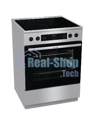 Плита электрическая Gorenje GECS6C70XPA нержавеющая сталь, конфорок 4 шт, духовка 71 л, 60 см x 85 см x 60 см