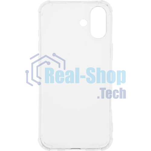 Чехол (клип-кейс) BoraSCO для Apple iPhone 16 Plus Bumper Case прозрачный (73520)