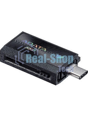 Внешний SSD ADATA SC730, 1TB, USB 3.2 Gen 2 Type-A/Type-C, R/W 600/600, черный