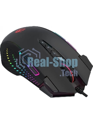 Мышь проводная A4Tech Bloody J90s черный, 8000 dpi, USB, кнопки - 12