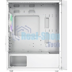Корпус Ocypus Gamma C50 WH ARGB, Mini-Tower, белый, 4 x 120 мм