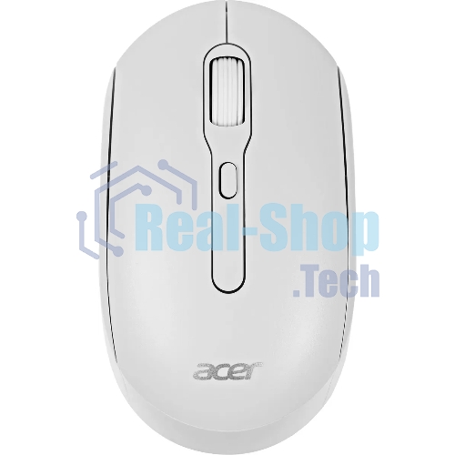 Мышь беспроводная Acer OMR308 белый, 1600 dpi, радиоканал, Bluetooth, USB, кнопки - 4