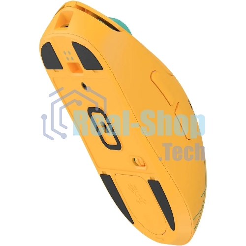 Мышь беспроводная/проводная A4Tech Bloody R72 Ultra Duo желтый, 20000 dpi, USB Type-A/Type-C, радиоканал, кнопки-7