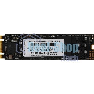Накопитель SSD AMD Radeon R3MS0120G8, 120Gb, M.2 2280, SATA, R/W 520/450