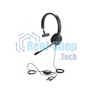 Гарнитура Jabra Evolve 20 MS Mono чёрный, проводная