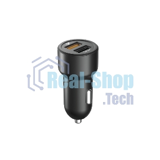 Автомобильное зарядное устройство OLMIO 2USB, QuickCharge3.0+Smart IC, 5.4A, 30W