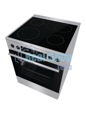 Плита электрическая Gorenje GECS6C70XPA нержавеющая сталь, конфорок 4 шт, духовка 71 л, 60 см x 85 см x 60 см