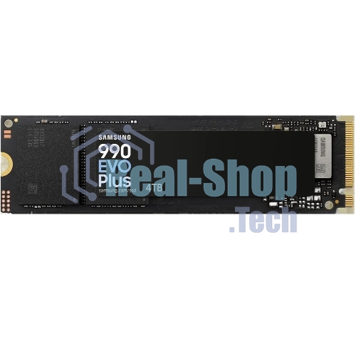 Накопитель SSD Samsung 990 EVO Plus, 1024 Gb, M.2 2280, PCIe 4.0 x4, NVMe, R/W 7150/6300