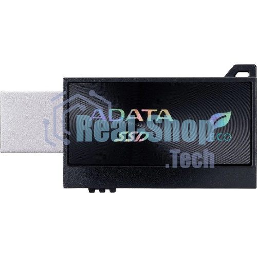 Внешний SSD ADATA SC730, 1TB, USB 3.2 Gen 2 Type-A/Type-C, R/W 600/600, черный