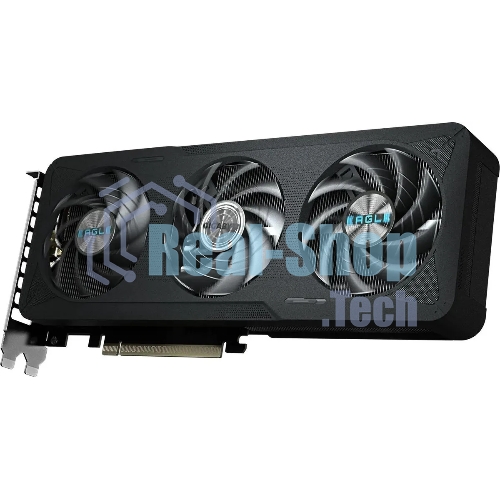 Видеокарта Gigabyte GeForce RTX 5060 Ti Eagle Max OC, NVIDIA RTX 5060 Ti, 8 ГБ GDDR7, 128 бит, PCI-e 5.0, 1xHDMI, 3xDP, 2617 МГц
