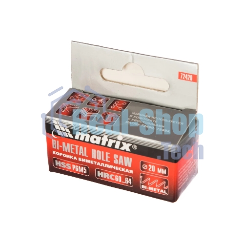 Коронка Matrix BIMETAL, 20 мм