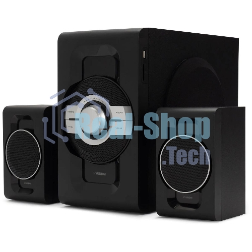 Микросистема Hyundai H-MS1403 черный 60Вт FM USB BT SD