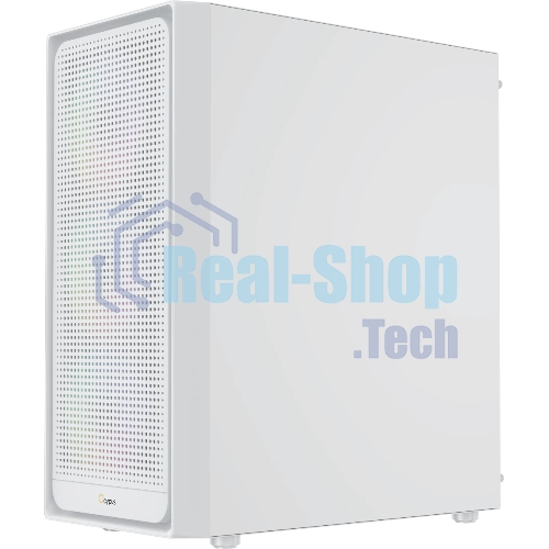Корпус Ocypus Gamma C50 WH ARGB, Mini-Tower, белый, 4 x 120 мм