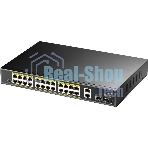 Коммутатор Cudy GS1026PS2, 24×1 Гбит/с, 2×1 Гбит/с Combo (RJ-45/SFP), 2×1 Гбит/с SFP