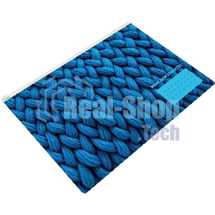 Папка на молнии ZIP Silwerhof FABRIC A5+ ПВХ 0.25мм