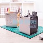 Подставка Deli E9137 для письменных принадлежностей, 90х80х110мм, ассорти, пластик