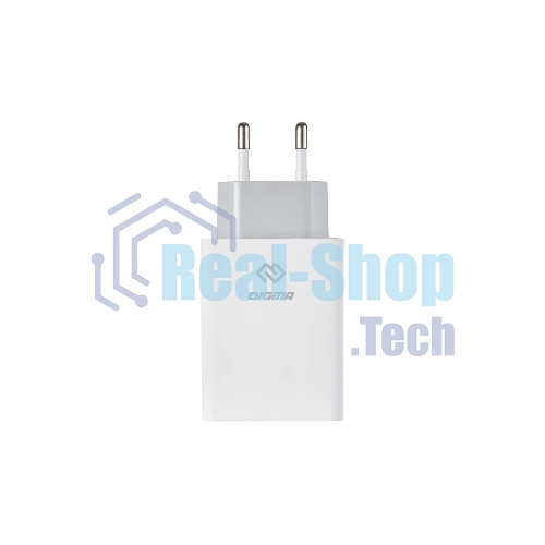Сетевое зарядное устройство Digma DGWC-3U-5A-WG 5A универсальное белый