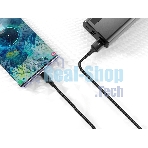 Кабель Smartbuy (iK-522-S14b) S14 Lightning черный, 3 А, 2 м,