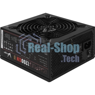 Блок питания Aerocool/Formula KCAS PLUS 1200GM V2, 1200Вт, 80 PLUS Gold, модульный, 140мм, черный