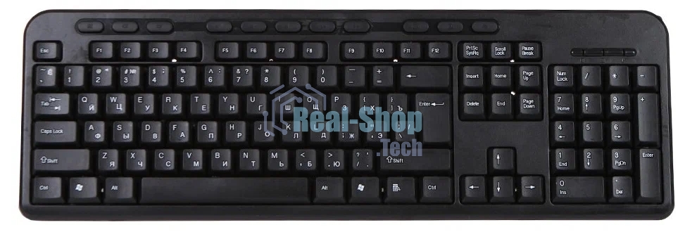 Клавиатура Qumo Opus K64 проводная, USB Type-A, чёрный