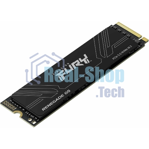Накопитель SSD Kingston Fury Renegade, 1Tb, M.2(22x80мм), NVMe, PCIe 5.0 x4, 3D TLC, R/W 14200/11000Mb/s, IOPs 2 200 000/2 150 000, TbW 1000, DWPD 0.5 (12 мес)