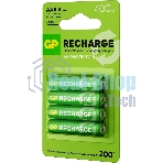 Аккумулятор GP RECHARGE AAA NiMH 400mAh (4шт)