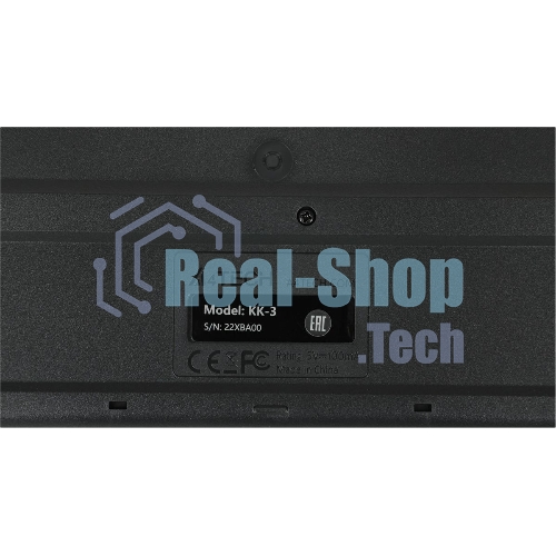Комплект клавиатура+мышь A4Tech KK-3330 проводной, USB, 1200 DPI, чёрный