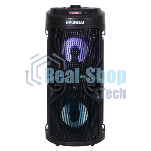 Минисистема Hyundai H-MC150 черный 50Вт/FM/USB/BT/SD/MMC