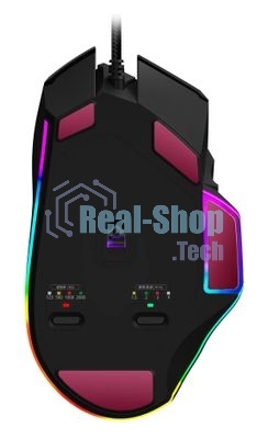 Мышь проводная A4Tech Bloody W95 Max черный, 12000 dpi, USB, кнопки - 10