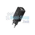 Сетевое зарядное устройство Maxvi A402PD LED 33W, 1xUSB-A, 1xUSB-C, черный